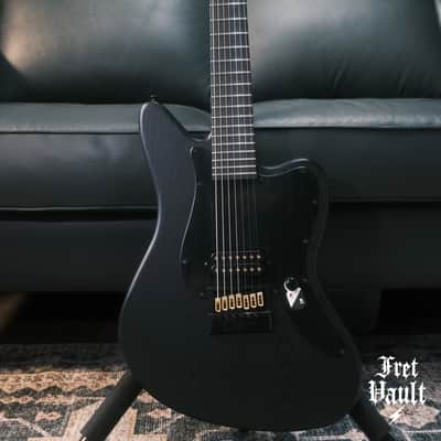 ESP LTD ESP LTD Alex Wade XJ Signature 7-string Baritone Electric Guitar - Black Satin 2025 image 1