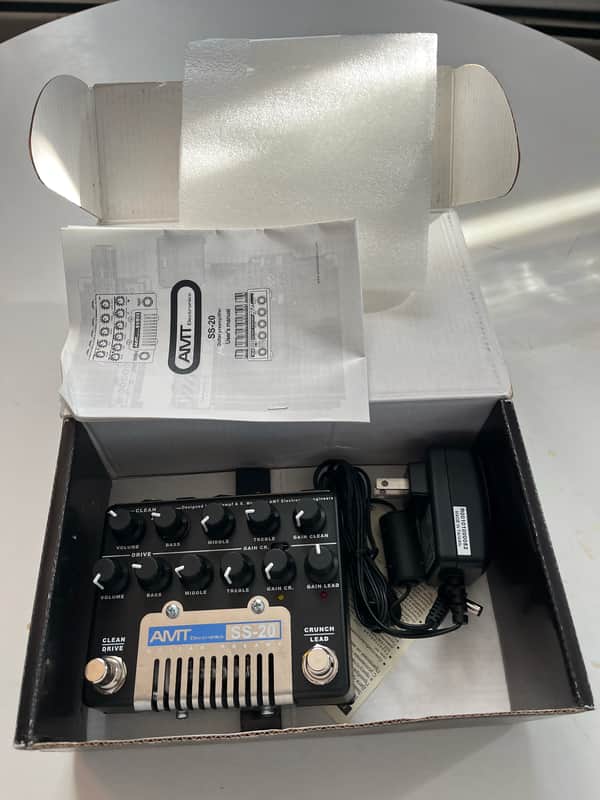 Like new AMT Electronics SS-20 Guitar Preamp 2010s Black image 1