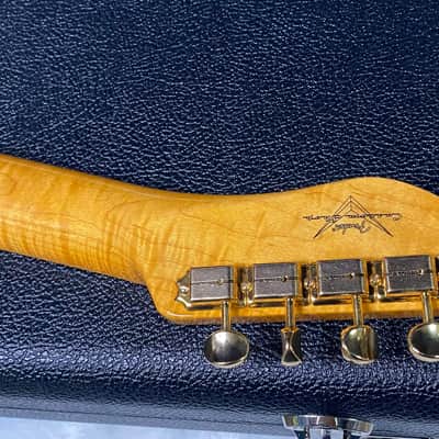 NEW! Fender Custom Shop Flamethrower Telecaster - NOS - Modern Specs - Texas Special Pick-Ups - AAAA Flamed Neck - Black Finish - Gold Hardware - Authorized Dealer - 7.45lbs - G07166 image 13