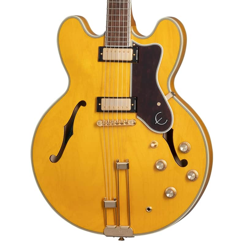 Epiphone Sheraton Frequensator Semi-Hollowbody Guitar - Natural image 1