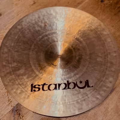 Vintage 1980s Istanbul Pre Split Stencil Logo 22” Heavy Ride Cymbal 3300g image 2