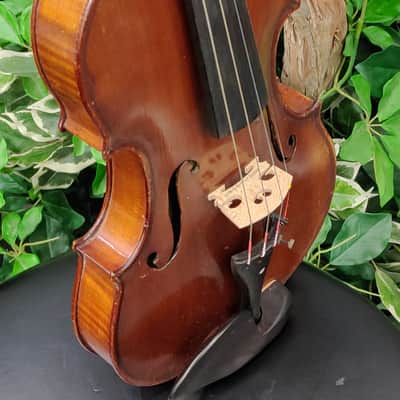 A.S. Hill (Seattle) Violin No. 82 — 1924 — Amber-Red — with German Workshop Bow & Case image 10