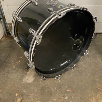 1970s Ludwig Vistalite Black Smoke Kit 12/13/16/22" image 2