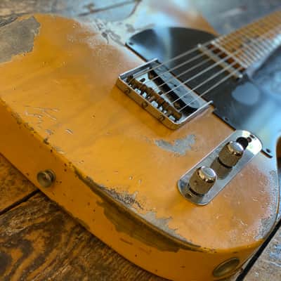 Fender Custom Shop 1953 RI Heavy Aged Butterscotch with OHSC & Docs image 5