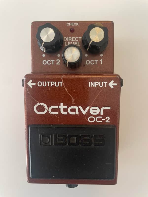 Boss OC-2 Octaver (Black Label) 1982 - 1984 - Brown image 1