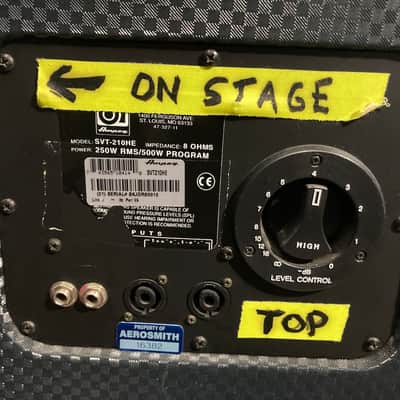 Ampeg Tom Hamilton's Aerosmith, SVT-210 "Dummy" Amp and Cabinet (#98) 2007 image 21
