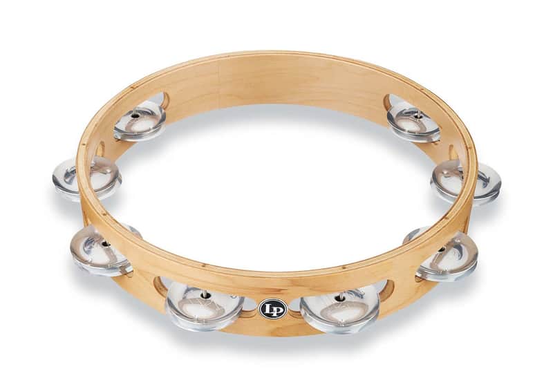 LP Pro 10 Inch Single Row Tambourine - Aluminum image 1