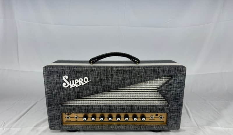 Supro 1696RTH Black Magick Reverb 25-Watt Guitar Amp Head 2018 - Present - Black Rhino image 1