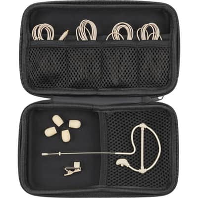Samson SASE50TX Omnidirectional Earset Condenser Microphone Bundle with 5X Samson Windscreens & Polishing Cloth – 2.5mm Capsule, IP65-Rated, Moisture-Resistant Design (Beige) image 7
