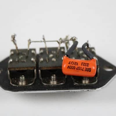 1965 Vintage Fender Jaguar Pickup Selector Switches Control Plate Chrome 1960's Pre-CBS USA image 5