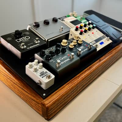 Nell Audio 24x12 Hardwood Pedalboard - I/O, Stereo Routing, XLR DI 2026 - Natural image 12
