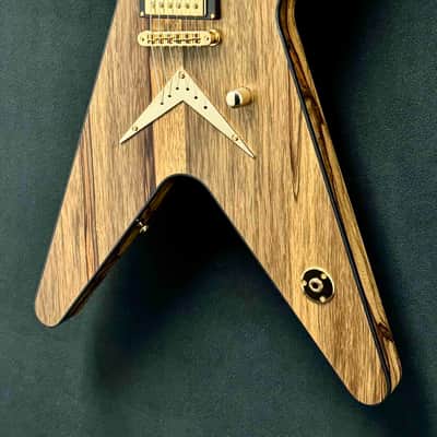 Dean Guitars - USA -ML - Custom - Black Limba Oil Finish (Korina) - Seymour Duncan Jazz & Jeff Beck / with Black Pickup Rings - Slim D Neck Profile - Reverse 6 Inline Headstock - Jumbo Jeskar Frets - Gold Hardware - w/OHSC - Call for Best Price !!! image 3
