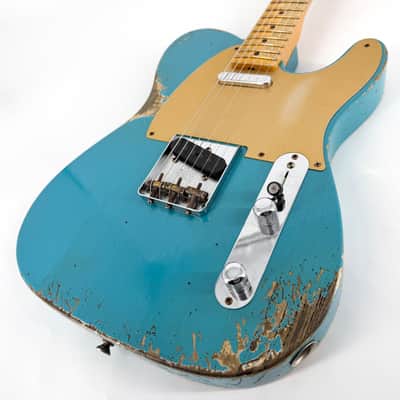 2021 Fender Custom Shop ’52 Heavy Relic Telecaster – Taos Turquoise image 2
