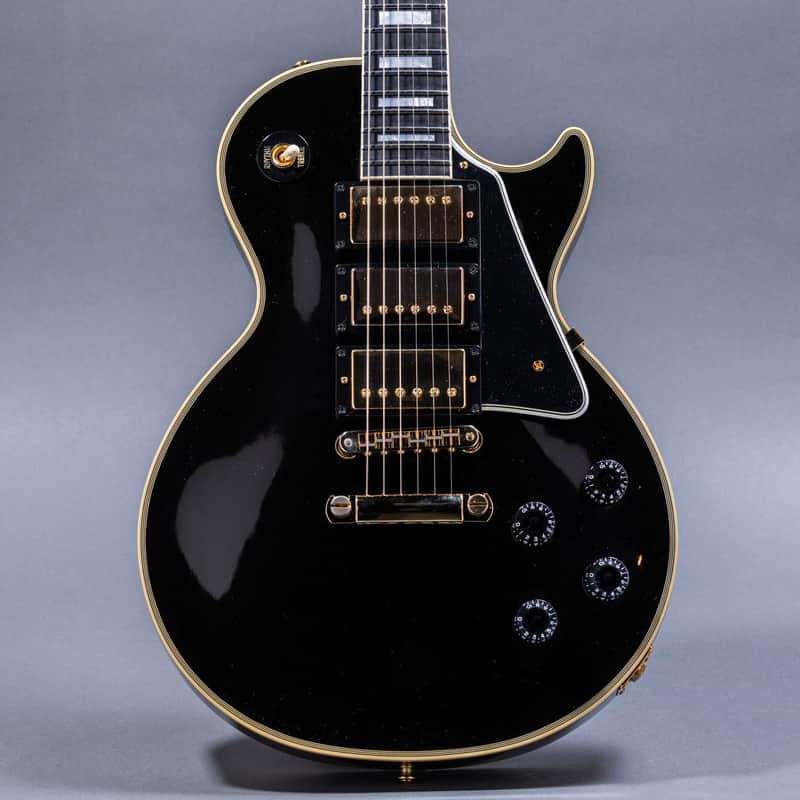 Gibson Custom Shop Les Paul Custom 3 Pickup 2023, Black image 1
