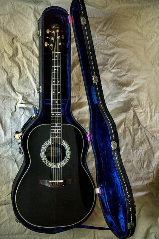 1982 Black Ovation 1617-5 Legend | Reverb