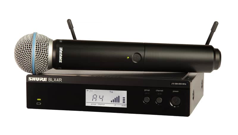 Shure BLX24R/B58-H10 Wireless Vocal Rack Mount Set w/ Beta 58A H10 Band image 1