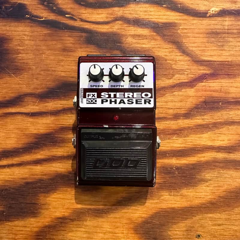 DOD Stereo Phaser FX20C 2000s - Black image 1