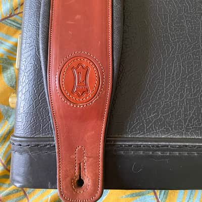Levy's MSS2-BRN Garment Leather 3" Guitar Strap 2010s - Brown image 2