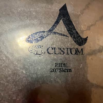 Zildjian A Custom 20" Ride Cymbal Used image 6