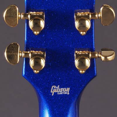 Gibson Custom Shop Les Paul Custom - Dark Blue Sparkle image 12