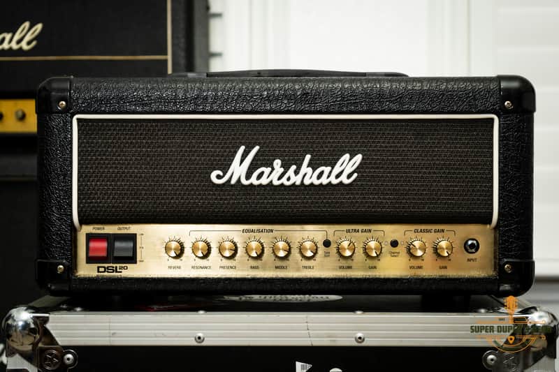 Marshall DSL20HR 2-Channel 20-Watt Guitar Amp Head 2018 - Present - Black image 1