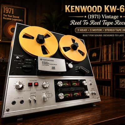 Kenwood KW-6044 💥RAREST💥 Vintage Reel To Reel Tape Recorder image 1