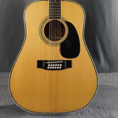 Yamaki YW-30 12-String Acoustic Guitar w/ Hard Case - Made in Japan image 2
