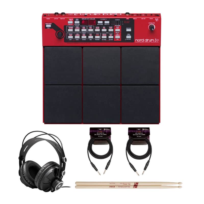 Nord Drum 3P Modeling 6-Channel Percussion Synthesizer Accessory Bundle image 1
