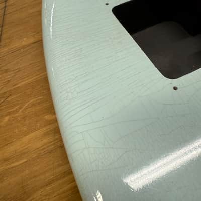Kohlin Guitars JZ Offset replacement body Nitro Relic Faded Sonic Blue Made in Sweden image 3