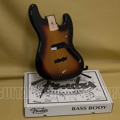 099-8008-732 Genuine Fender Sunburst Mexican Jazz J Bass Replacement Body image 1