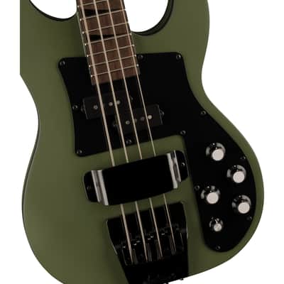 Jackson X Series Concert Bass CBXNT DX IV LRL Matte Army Drab - 4-String Electric Bass image 3