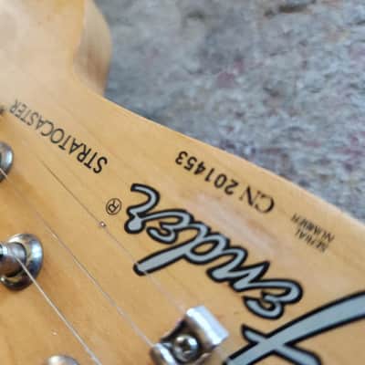 Fender Squier Series strat MIK  1992 - white Bild 6