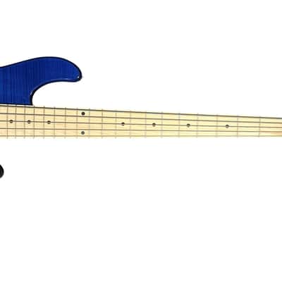 Lakland Skyline 55-02 Deluxe, Trans Blue w/ Maple *On Order, ETA Sept. 2026 image 6