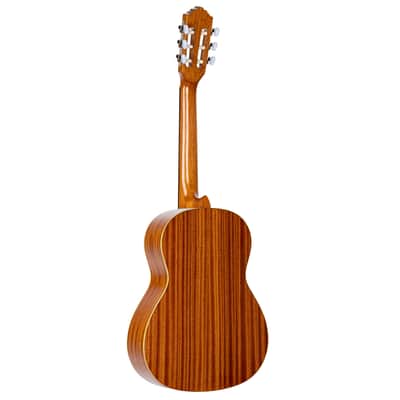 Ortega R122G-3/4 Family Series Cedar Top Mahogany Neck 3/4 Size Nylon 6-String Classical Acoustic Guitar w/Gig Bag image 3