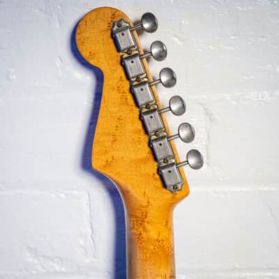 Fender Stratocaster with Birsdeye Maple Neck Candy Apple Red 1960 image 8