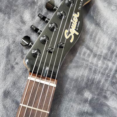 2019 Squier Affinity Telecaster HH Matching Headstock Dimarzio PAF Upgrade Guitar - Metallic Black image 14