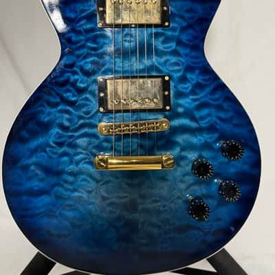 Custom Built Les Paul type 2025 2025 - Blue Burst Nitro image 1