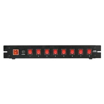 MR DJ PSC200 Rack Mountable 8 Port Power Switcher Surge Protectors image 2