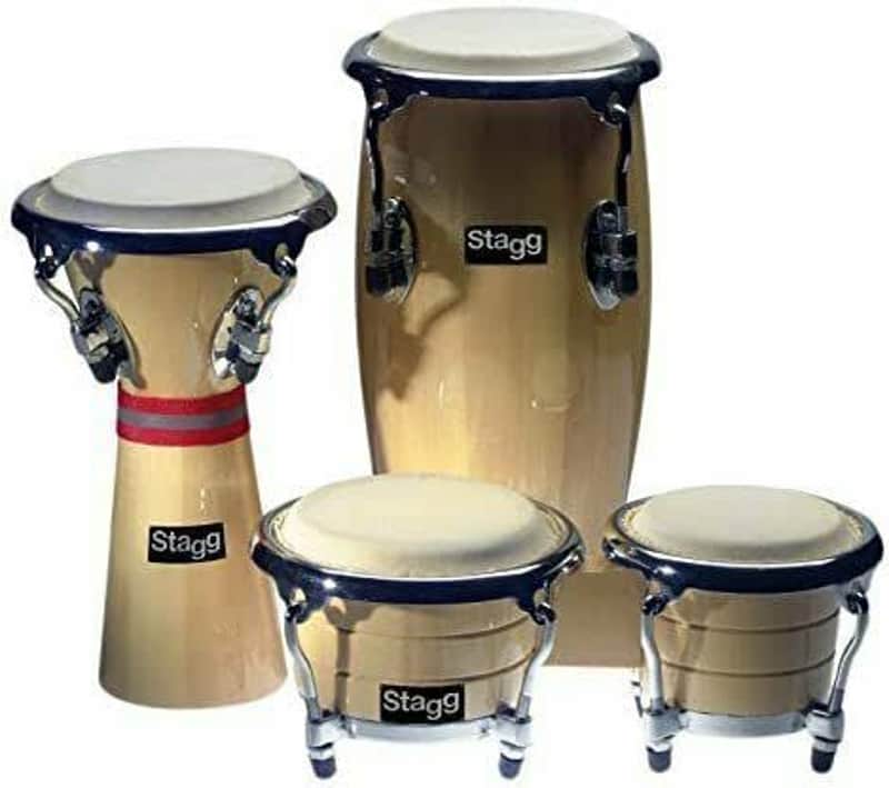 Stagg Mini Latin & African Percussion Package - Gig Bag - BCD-N-SET, Mint image 1