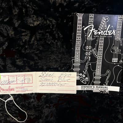 Fender Custom Shop Stratocaster Pro Closet Classic 2006 – Sonic Blue – Fat '50s Pickups – Model 1106 image 12