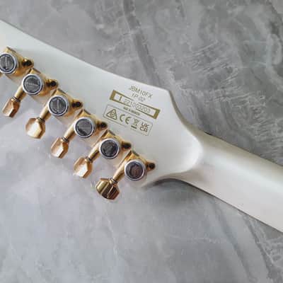 LOADED Ibanez Neck JBM10FX - Pearl White Matte w/ Magnum GOLD image 10