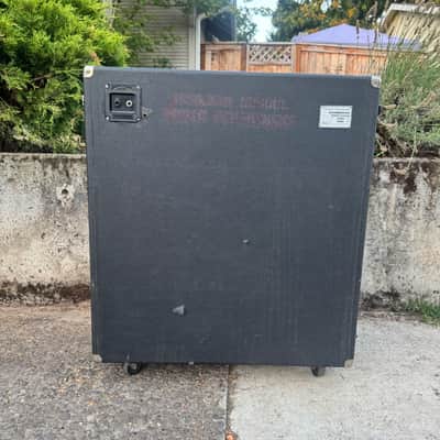 Fender Bassman 50 2x15" Speaker Cabinet Black 1970s image 4