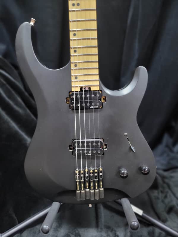 Harley Benton Dullahan-FT 24 Progressive Series - Natural Open Pore Black Satin image 1