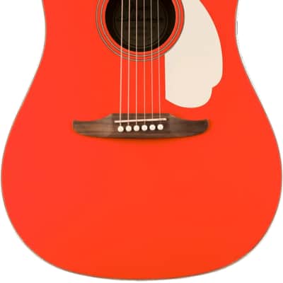 Fender California Standard Redondo CE Acoustic- Electric Guitar, Fiesta Red image 1
