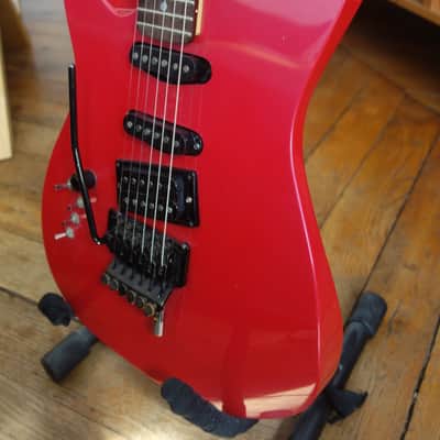 Left-handed Kramer Pacer Custom 1987 Flip Top Red image 8
