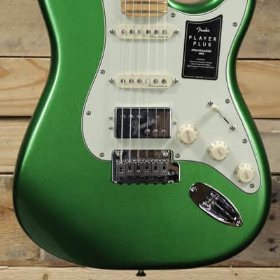 Fender Player Plus Stratocaster HSS Electric Guitar Cosmic Jade w/ Gigbag image 2