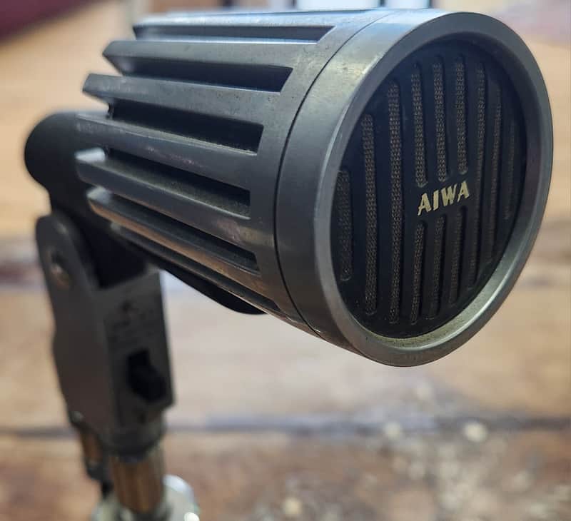 COOL! Aiwa DM-57 Uni-Directional Dynamic Mic 1960s Japan 1960s image 1
