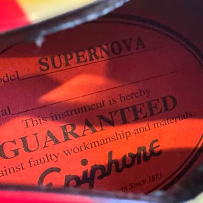 Epiphone Noel Gallagher Signature Supernova 1997 - 2005 - Union Jack image 5