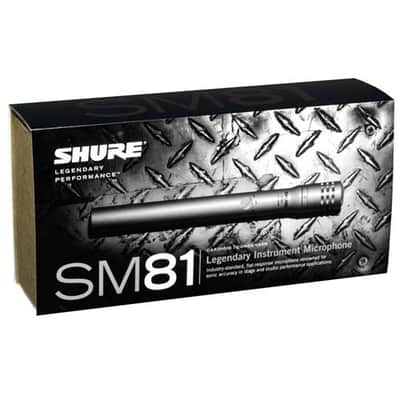 Shure SM81-LC Cardioid Condenser Handheld Wired Microphone with 10db Attenuator image 3