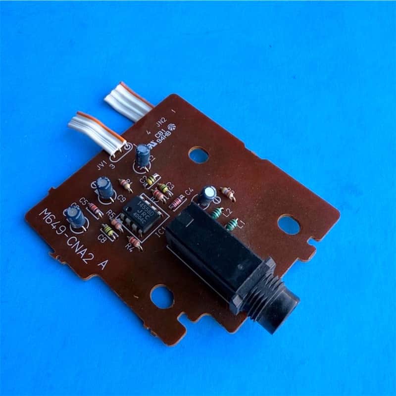 CASIO LK-92TV Lighting Keyboard Part: MIC In Jack Socket Board PCB M649-CNA2 Bild 1